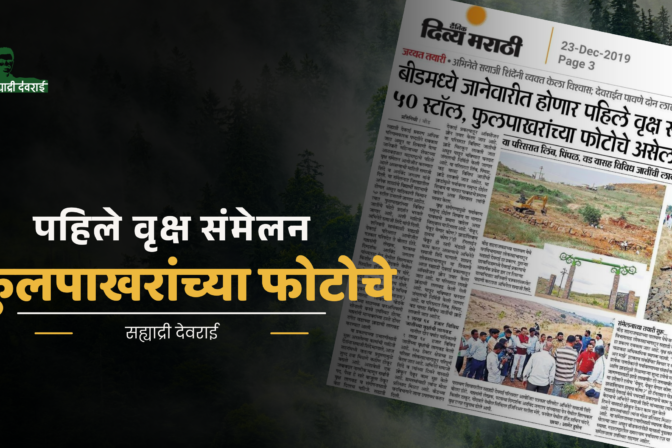 बीडमध्ये जानेवारीत होणार पहिले वृक्ष संमेलन; ५० स्टॉल, फुलपाखरांच्या फोटोचे असेल प्रदर्शन