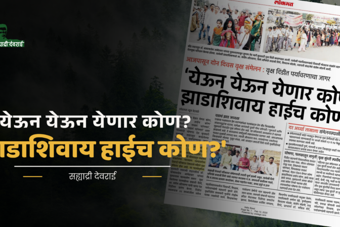 ‘येऊन येऊन येणार कोण झाडाशिवाय हाईच कोण’